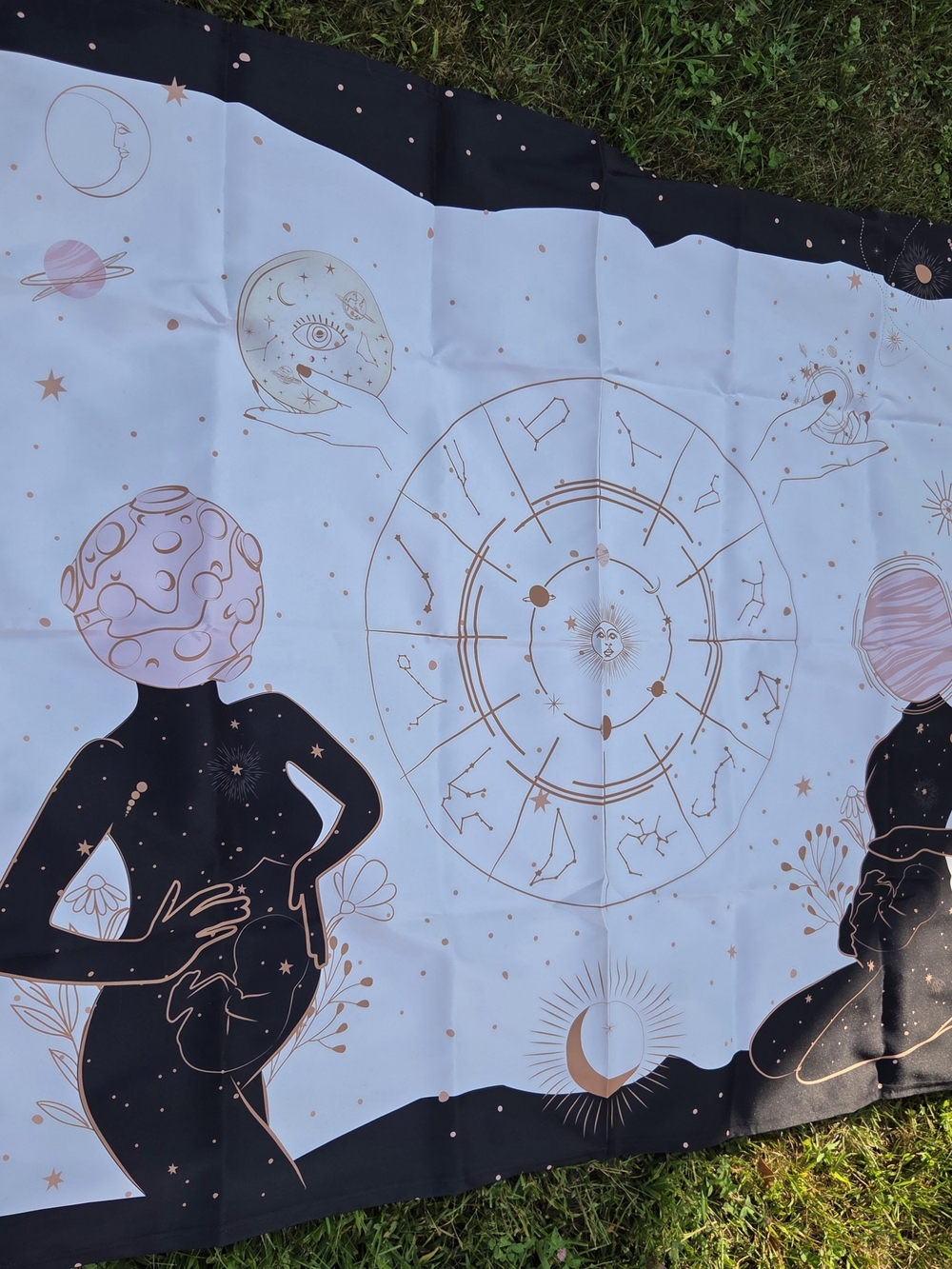Celestial Zodiac Wall Tapestry Pregnant Women 50x58